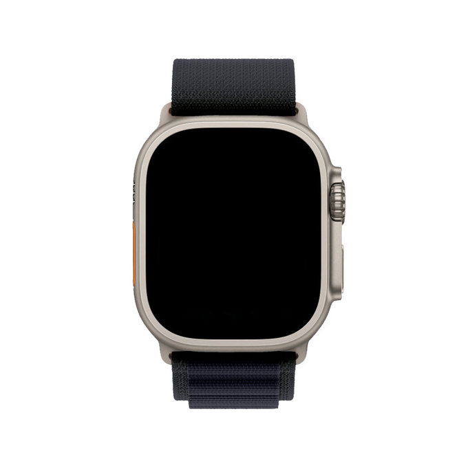 FixPremium - Curea Alpine Loop pentru Apple Watch (42, 44, 45 & 49mm), negru