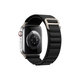 FixPremium - Curea Alpine Loop pentru Apple Watch (38, 40 & 41mm), negru
