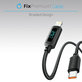 FixPremium - USB-C / USB-C Cablu cu functie Power Delivery (1m), negru