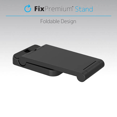 FixPremium - Pliere 3in1 Stand pentru iPhone, Apple Watch & AirPods, negru