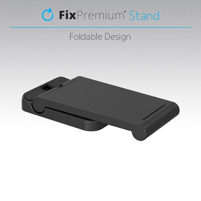 FixPremium - Pliere 3in1 Stand pentru iPhone, Apple Watch & AirPods, negru