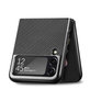 FixPremium - Caz Carbon pentru Samsung Galaxy Z Flip 3, maro