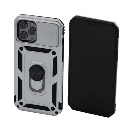 FixPremium - Caz CamShield pentru iPhone 12 Pro Max, alb