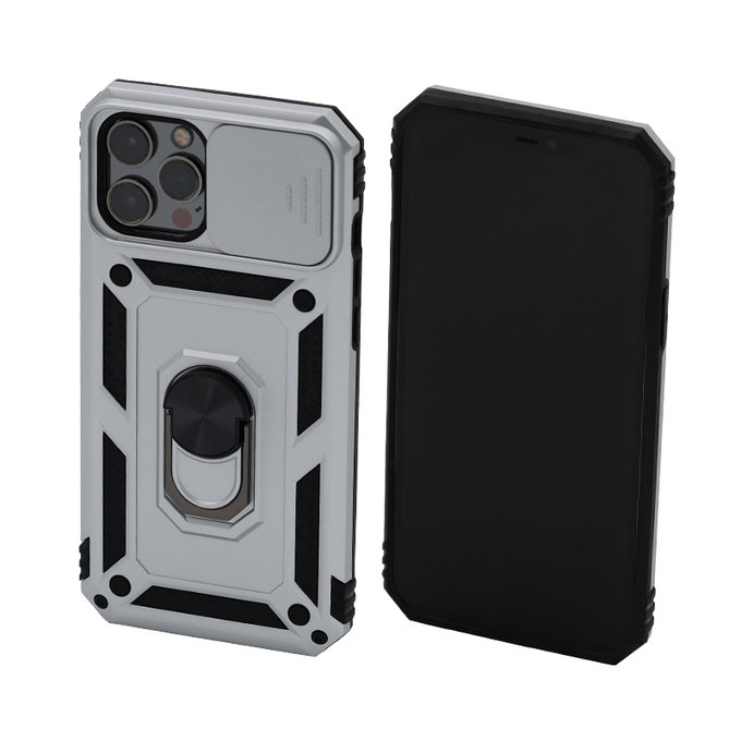 FixPremium - Caz CamShield pentru iPhone 12 Pro Max, alb