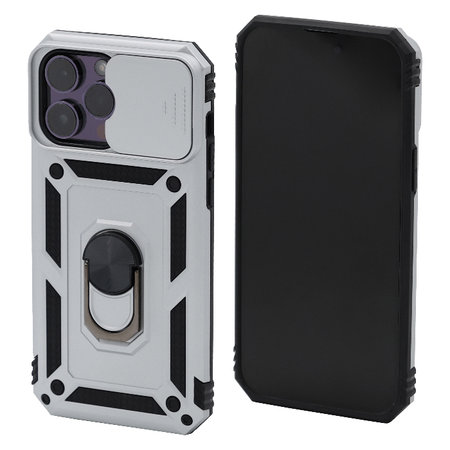 FixPremium - Caz CamShield pentru iPhone 13 Pro Max, alb