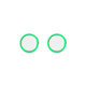 FixPremium - PS4/PS5 Controller Grip Caps - set de 2 buc, transparent verde