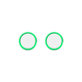 FixPremium - PS4/PS5 Controller Grip Caps - set de 2 buc, transparent verde