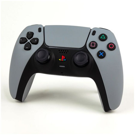 FixPremium - Retro Home Button pentru PS5 DualSense, alb