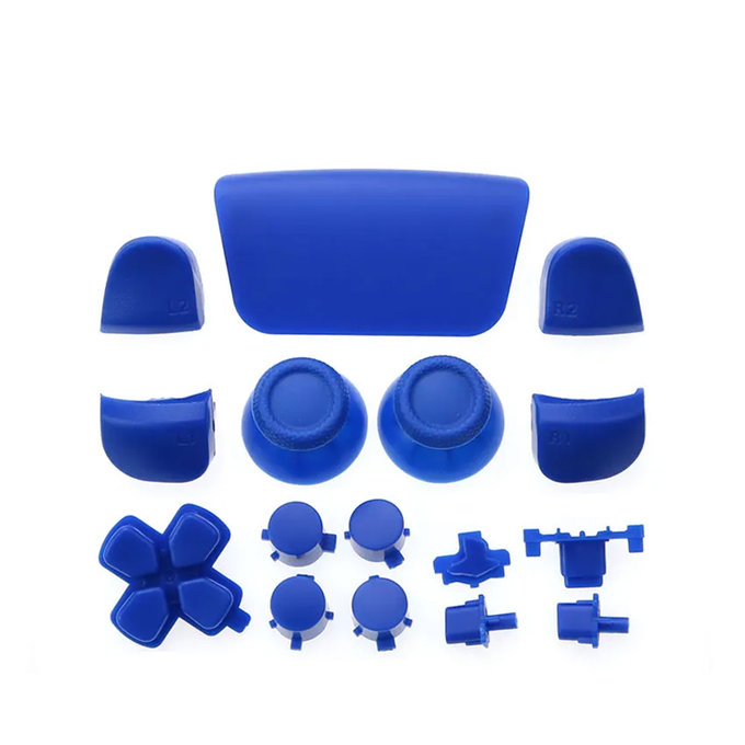 FixPremium - Elemente decorative pentru PS5 DualSense, albastru