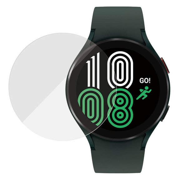 Sticlă securizată Flat Glass AB pentru Samsung Galaxy Watch4 44 mm, Transparent, PanzerGlass