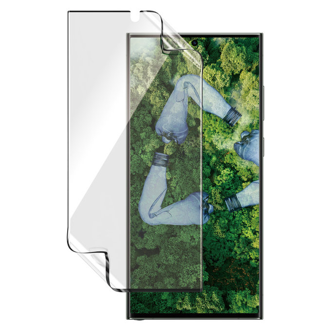 Sticlă hibridă Matrix UWF AB FP wA pentru Samsung Galaxy S23 Ultra, Transparent, PanzerGlass