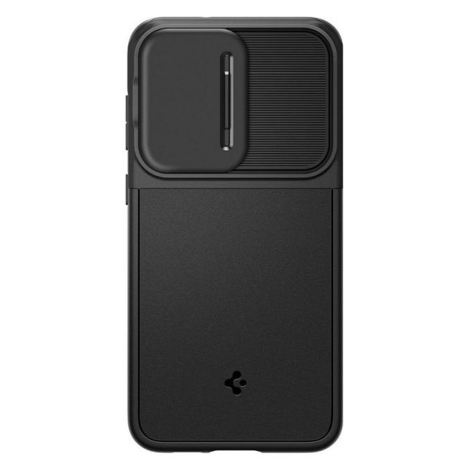 Spigen - Caz Optik Armor pentru Samsung Galaxy S23, negru