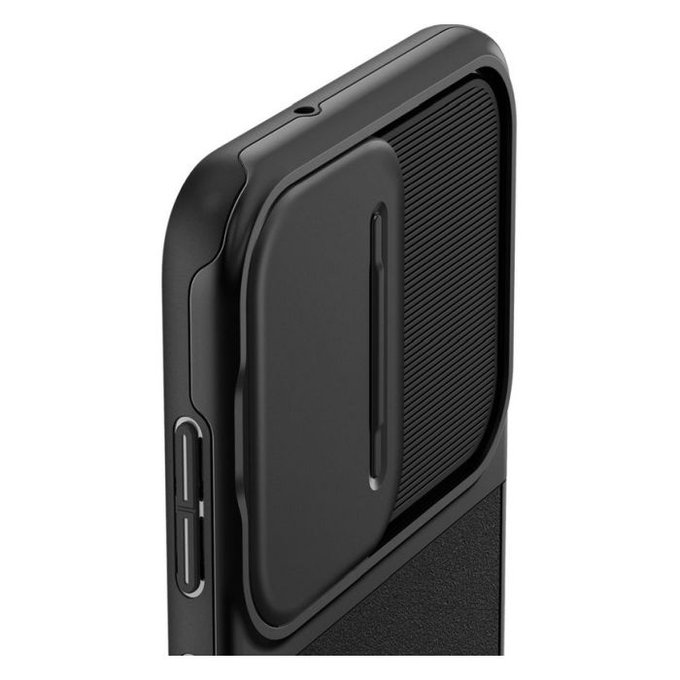 Spigen - Caz Optik Armor pentru Samsung Galaxy S23, negru