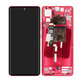 Motorola Edge 30 Fusion - Ecran LCD + Sticlă Tactilă + Ramă (Viva Magenta) - 5D68C22034 Genuine Service Pack