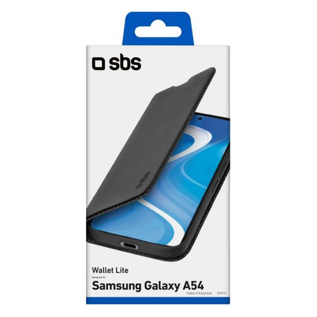 SBS - Caz Book Wallet Lite pentru Samsung Galaxy A54 5G, negru