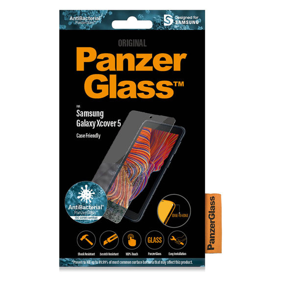 Sticlă securizată Case Friendly AB pentru Samsung Galaxy Xcover 5, Transparent, PanzerGlass