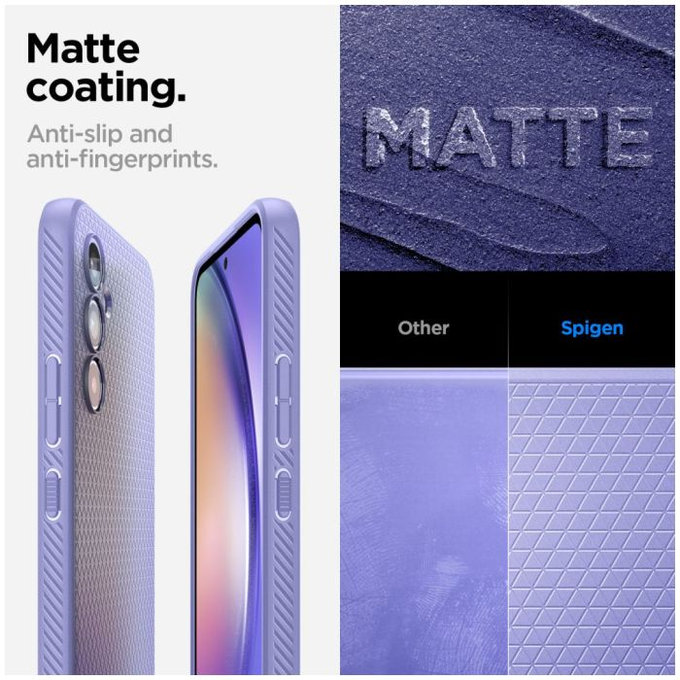 Spigen - Caz Liquid Air pentru Samsung Galaxy A54 5G, Awesome Violet