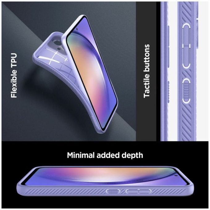Spigen - Caz Liquid Air pentru Samsung Galaxy A54 5G, Awesome Violet