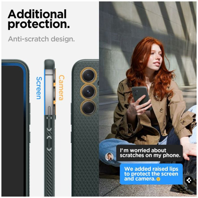 Spigen - Tok Liquid Air - Samsung Galaxy A54 5G, Abyss Green