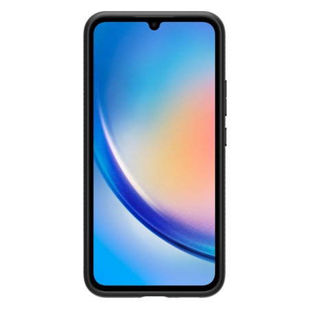 Spigen - Caz Liquid Air pentru Samsung Galaxy A34 5G, Matte Black
