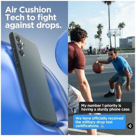 Spigen - Tok Liquid Air - Samsung Galaxy A34 5G, Abyss Green