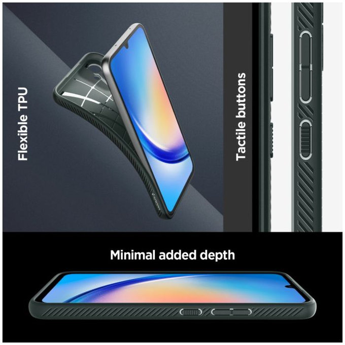 Spigen - Tok Liquid Air - Samsung Galaxy A34 5G, Abyss Green