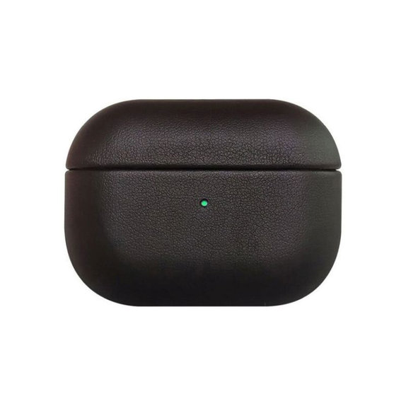 FixPremium - Piele Caz pentru AirPods Pro 2, negru
