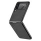FixPremium - Caz Carbon pentru Samsung Galaxy Z Flip 2, negru