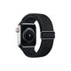 FixPremium - Curea Solo Loop pentru Apple Watch (42, 44, 45 & 49mm), negru