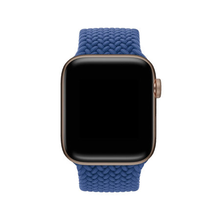 FixPremium - Curea Solo Loop pentru Apple Watch (42, 44, 45 & 49mm), dark blue