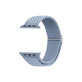 FixPremium - Curea Solo Loop pentru Apple Watch (42, 44, 45 & 49mm), light blue
