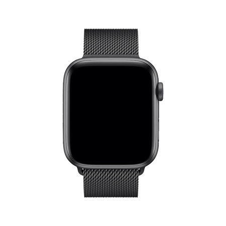 FixPremium - Curea Milanese Loop pentru Apple Watch (38, 40 & 41mm), negru