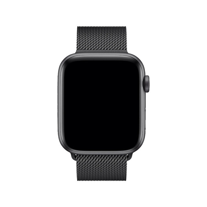 FixPremium - Curea Milanese Loop pentru Apple Watch (38, 40 & 41mm), negru