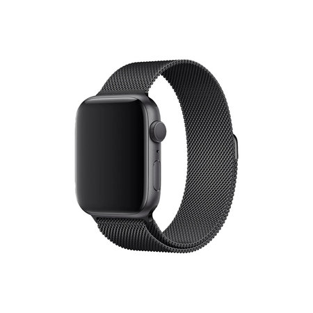 FixPremium - Curea Milanese Loop pentru Apple Watch (38, 40 & 41mm), negru