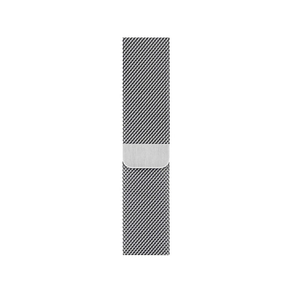 FixPremium - Curea Milanese Loop pentru Apple Watch (38, 40 & 41mm), argint