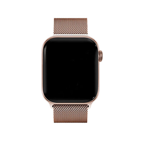 FixPremium - Curea Milanese Loop pentru Apple Watch (38, 40 & 41mm), rose gold