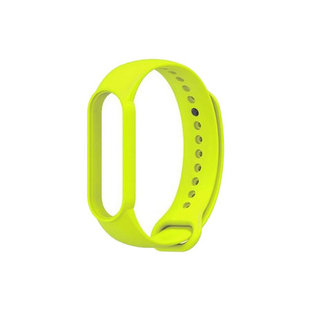 FixPremium - Silicon Curea pentru Xiaomi Mi Band (5/6/7/7 NFC), galben