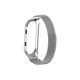 FixPremium - Curea Milanese Loop pentru Xiaomi Mi Band (5/6/7/7 NFC), argint
