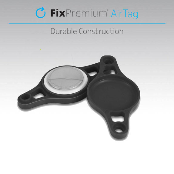 FixPremium - Suport pentru Apple AirTag pentru bicicleta, negru