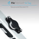 FixPremium - Suport pentru Apple AirTag pentru bicicleta, negru