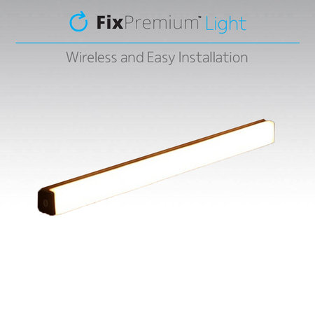 FixPremium - Lumină de noapte LED cu senzor de mi?care (galben cald), (0.3m), alb