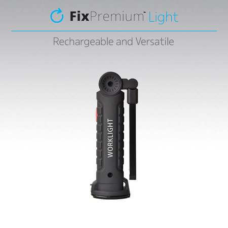 FixPremium - Lanterna de camping cu LED de buzunar, negru