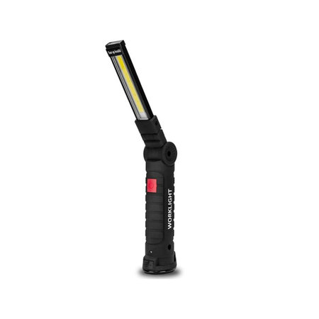 FixPremium - Lanterna de camping cu LED de buzunar, negru