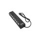 FixPremium - Hub USB cu comutator pentru 7 USB, negru