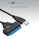 FixPremium - Cablu - USB-C / SATA 2.5", negru