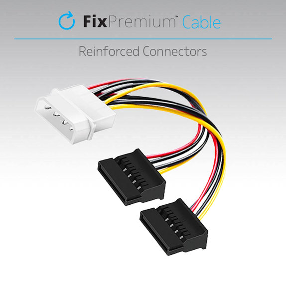FixPremium - Cablu de alimentare - IDE ATA / 2x SATA