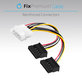 FixPremium - Cablu de alimentare - IDE ATA / 2x SATA