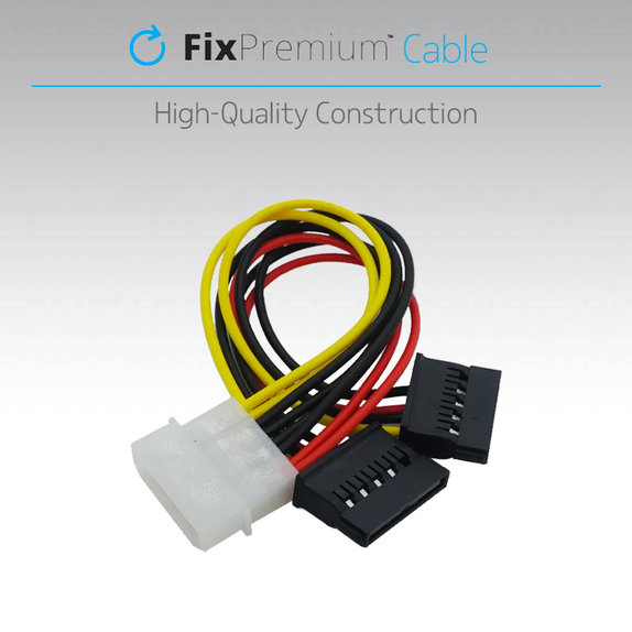 FixPremium - Cablu de alimentare - IDE ATA / 2x SATA