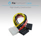 FixPremium - Cablu de alimentare - IDE ATA / 2x SATA