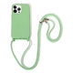 FixPremium - Silicon Caz cu String pentru iPhone 12 Pro Max, verde